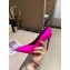 Louis Vuitton Heel 10cm Call Back Pumps Satin Fuchsia 2019