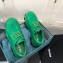 Prada Patent Leather Derby Lace-ups Shoes Green 2019