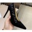 Louis Vuitton Heel 10cm Call Back Pumps Suede Black 2019