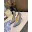 Louis Vuitton Heel 10cm Call Back Pumps Suede Gray 2019