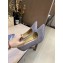 Louis Vuitton Heel 10cm Call Back Pumps Suede Gray 2019