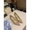 Louis Vuitton Heel 10cm Call Back Pumps Suede Nude 2019