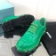Prada Patent Leather Derby Lace-ups Shoes Green 2019