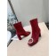 Louis Vuitton Heel 6cm Madeleine Ankle Boots Suede Dark Red 2019