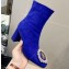 Louis Vuitton Heel 6cm Madeleine Ankle Boots Suede Blue 2019