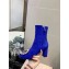 Louis Vuitton Heel 6cm Madeleine Ankle Boots Suede Blue 2019