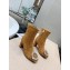 Louis Vuitton Heel 6cm Madeleine Ankle Boots Suede Yellow 2019