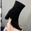 Louis Vuitton Heel 6cm Madeleine Ankle Boots Suede Black 2019