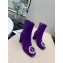 Louis Vuitton Heel 6cm Madeleine Ankle Boots Suede Purple 2019