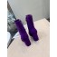 Louis Vuitton Heel 6cm Madeleine Ankle Boots Suede Purple 2019
