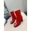 Louis Vuitton Heel 6cm Madeleine Ankle Boots Suede Red 2019