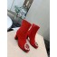 Louis Vuitton Heel 6cm Madeleine Ankle Boots Suede Red 2019