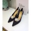 Dior Heel 6.5cm J'Adior and Double Ribbon Pumps Technical Canvas Black 2019
