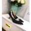 Dior Heel 6.5cm J'Adior and Double Ribbon Pumps Technical Canvas Black 2019