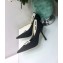 Dior Heel 9.5cm J'Adior and Double Ribbon Pumps Technical Canvas Black 2019