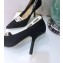 Dior Heel 9.5cm J'Adior and Double Ribbon Pumps Technical Canvas Black 2019