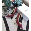 Dior Heel 9.5cm J'Adior and Double Ribbon Pumps Technical Canvas Burgundy 2019