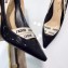 Dior Heel 9.5cm J'Adior and Double Ribbon Pumps Patent Black 2019