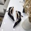Dior Heel 6.5cm J'Adior and Double Ribbon Pumps Patent Black 2019