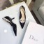 Dior Heel 6.5cm J'Adior and Double Ribbon Pumps Patent Black 2019