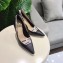 Dior Heel 9.5cm J'Adior and Double Ribbon Pumps Leather Black 2019