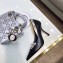 Dior Heel 9.5cm J'Adior and Double Ribbon Pumps Leather Black 2019