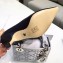 Dior Heel 6.5cm J'Adior and Double Ribbon Pumps Leather Black 2019
