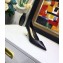 Dior Heel 6.5cm D-Sculpture D'Orsay Pumps Leather Black 2019