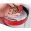 Chanel Width 3cm Braided CC Logo Buckle Leather Belt Red