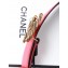Chanel Width 3cm Braided CC Logo Buckle Leather Belt Red