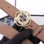 Chanel Width 3cm Crystal Square Buckle Leather Belt Nude