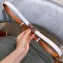 Hermes Width 1.7cm Epsom Calfskin Belt White