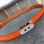 Hermes Width 1.7cm Epsom Calfskin Belt Orange