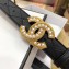 Chanel Width 3cm Pearl CC Logo Buckle Quilting Leather Belt