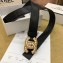 Chanel Width 3cm Pearl CC Logo Buckle Quilting Leather Belt