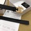 Chanel Width 3cm Pearl CC Logo Buckle Quilting Leather Belt