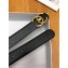 Chanel Width 3cm Logo Buckle Leather Belt Black