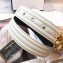 Chanel Width 3cm Pearl Flower Buckle Leather Belt