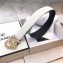 Chanel Width 3cm Chain Heart CC Logo Buckle Leather Belt White
