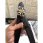 Chanel Width 3cm Crystal and Pearl Buckle Leather Belt Black