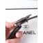 Chanel Width 3cm Braided CC Logo Buckle Leather Belt Black