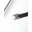 Chanel Width 3cm Braided CC Logo Buckle Leather Belt Black