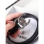 Chanel Width 3cm Braided CC Logo Buckle Leather Belt Black