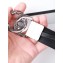 Chanel Width 3cm Braided CC Logo Buckle Leather Belt White