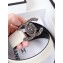 Chanel Width 3cm Braided CC Logo Buckle Leather Belt White