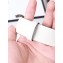 Chanel Width 3cm Braided CC Logo Buckle Leather Belt White