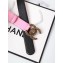 Chanel Width 3cm Braided CC Logo Buckle Leather Belt Pink