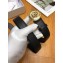 Chanel Width 3cm CC Logo Round Buckle Leather Belt Black/Gold