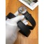 Chanel Width 3cm CC Logo Round Buckle Leather Belt Black/Silver