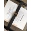 Chanel Width 3cm Braided CC Logo Buckle Leather Belt Grained Black/Gold